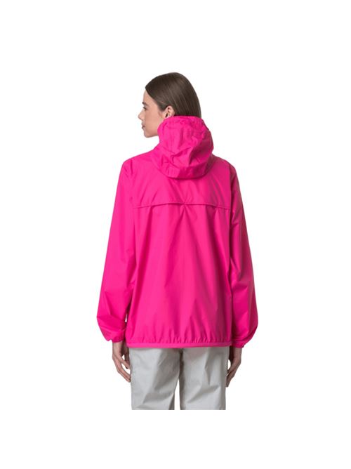 giubbotto unisex corto nylon fuchsia K-WAY | K2123ZWX1B